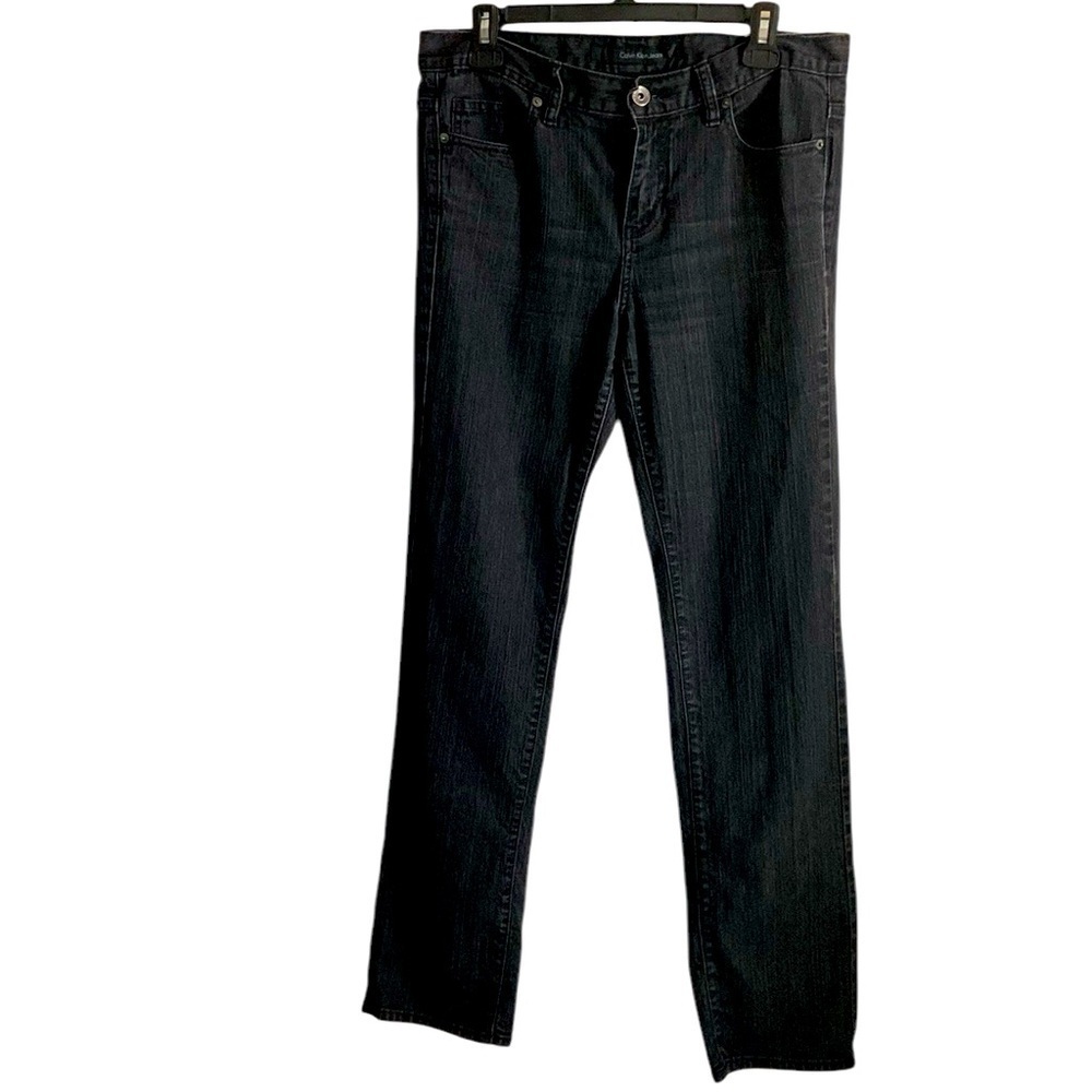 Calvin Klein Men’s Dark Wash Rhinestone Studded Skinny Jeans Size 30/10